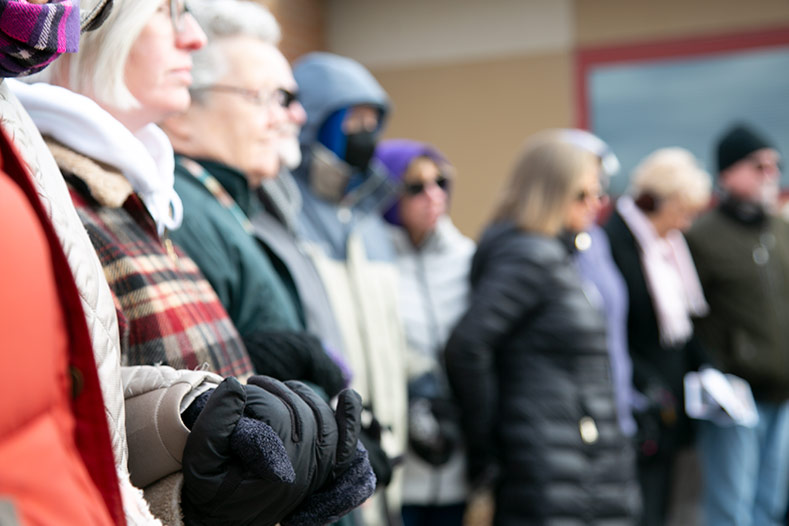 Homelessness prayer rally