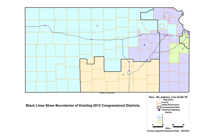 Kansas Court Map ACLU asks U.S. Supreme Court to rule on Kansas congressional map