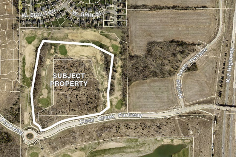 Aerial map of Luxe Villas area.