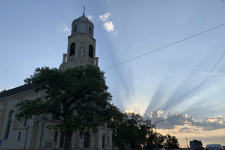 A Catholic parish in western Kansas.