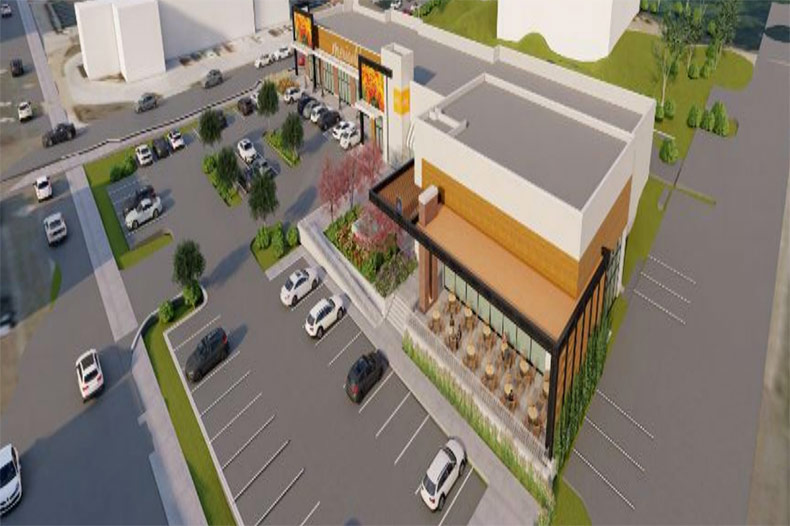 The Merigold retail center near downtown Shawnee remade with a restaurant.