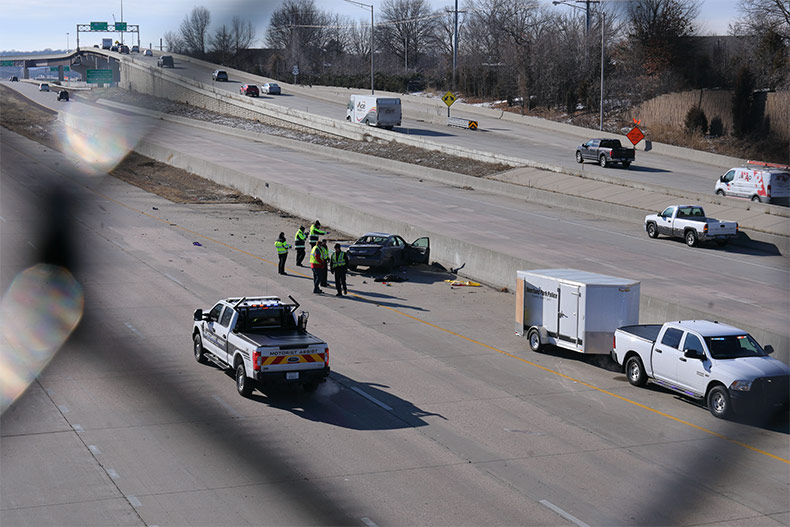 A fatal wreck on US-69 in Overland Park.