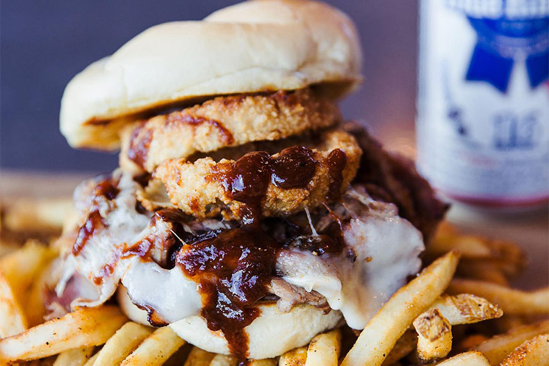 Joe's Kansas City Z-Man sandwich, an offering that made it on Food Network's 