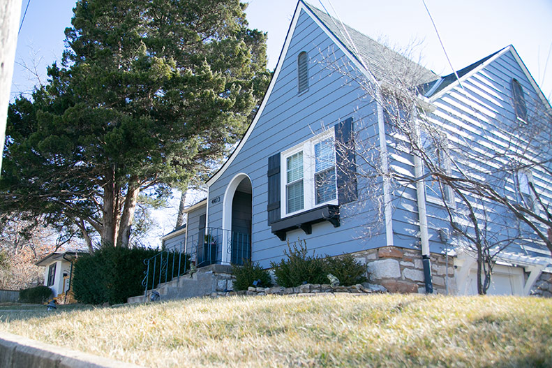 A home in Roeland Park, which has no homeowners' associations.
