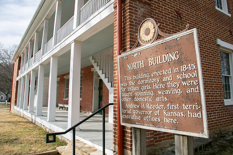 A Shawnee Indian Mission bill would convey the site land, partially pictured above, to the Shawnee Tribe. 