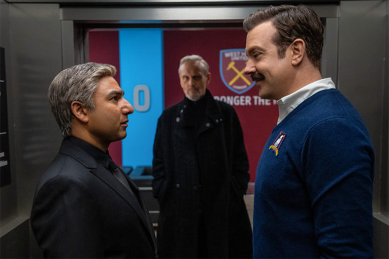 Ted Lasso season three shot.