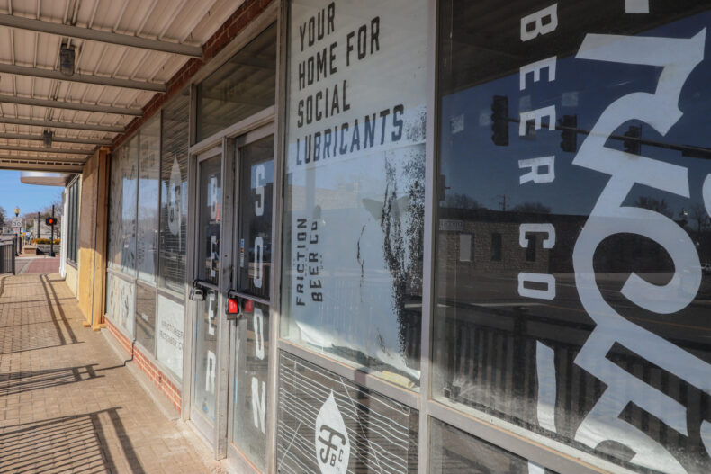 Friction Beer Co. is planning to open at 11018 Johnson Dr. in the old Hartman Hardware storefront.