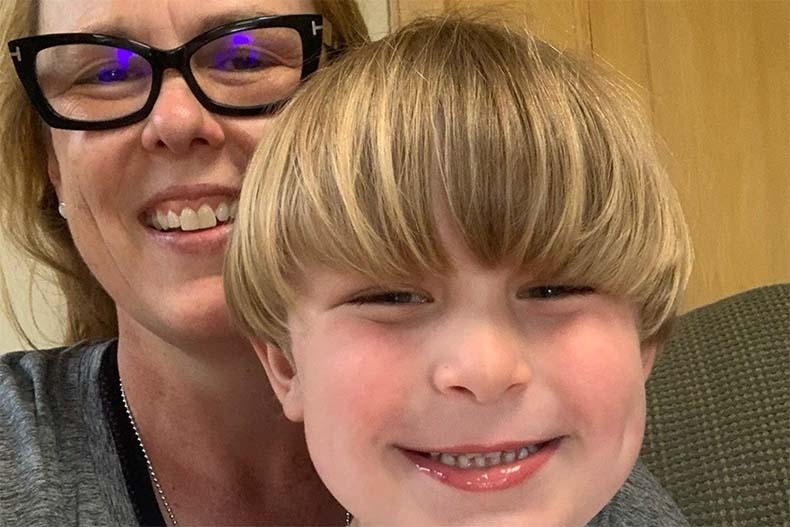 Caroline Kill suffered severe burns over a third of her body in November.