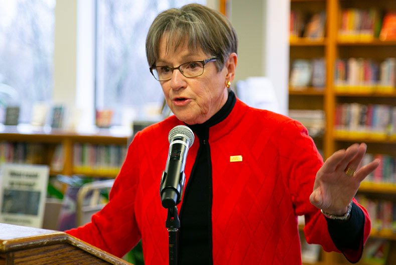 Kansas Gov. Laura Kelly in 2023