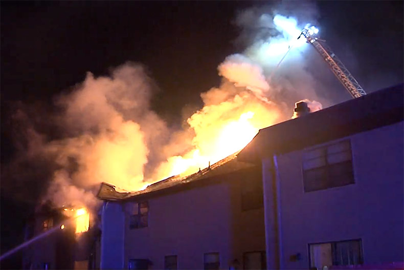 Residents displaced by Overland Park apartment fire