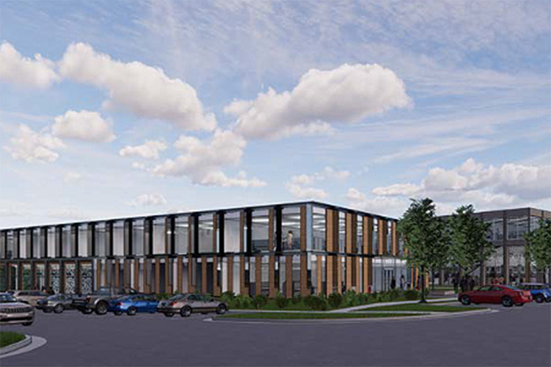 Westwood Rainbow developments include four office buildings and a 3.5 acre park