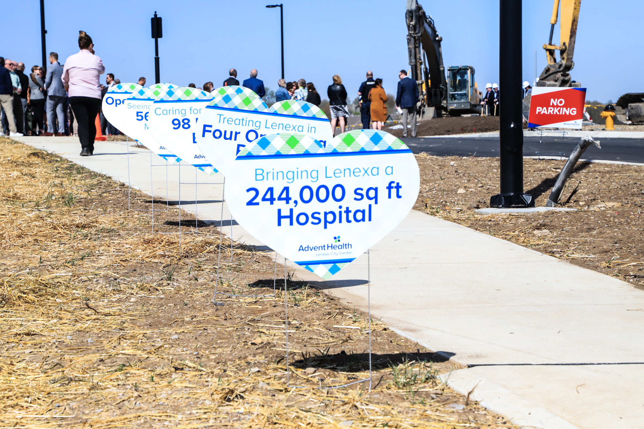 AdventHealth is building a multi-phase health campus in the Lenexa City Center. The first phase will bring a 244,000-square-foot hospital and a medical office building.