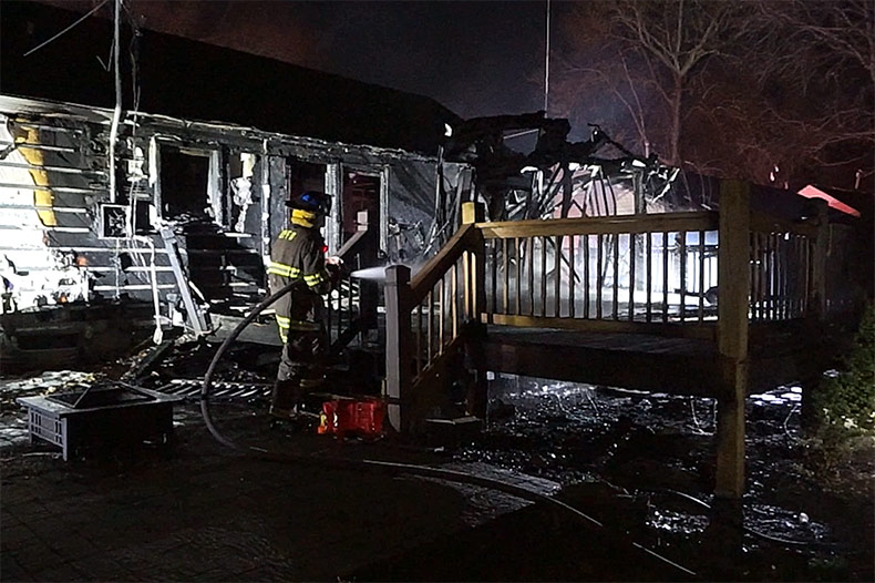 Overland Park family with 2 young children escapes house fire