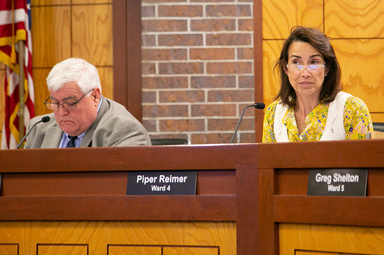 Ward 4 Councilmembers Dave Robinson and Piper Reimer