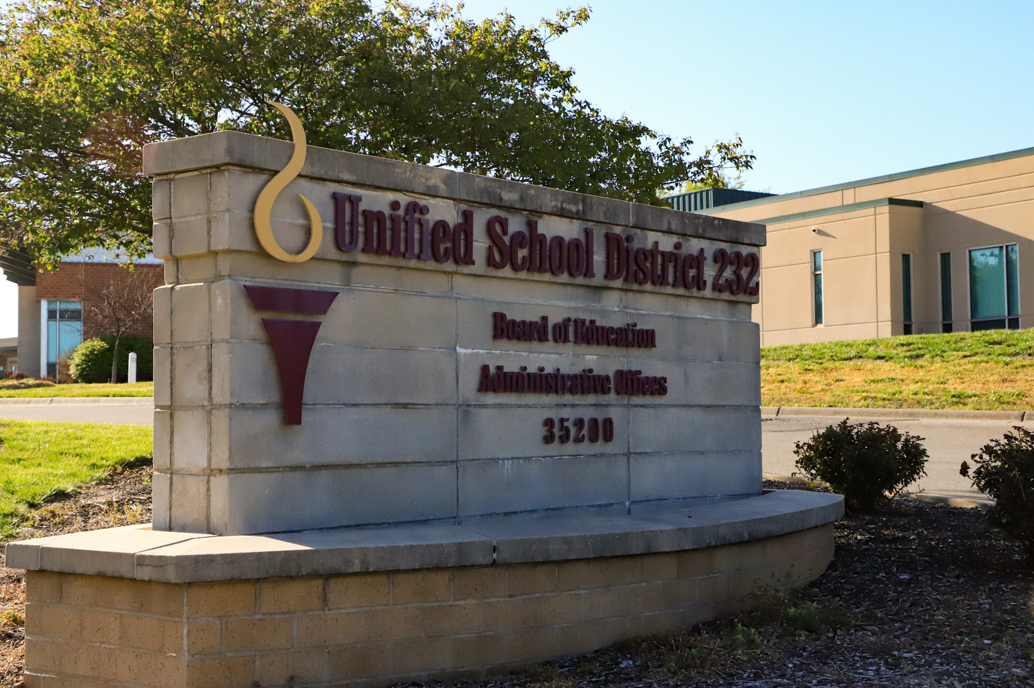 The USD 232 district office is located off 91st Street in De Soto. The building houses district administration. USD 232 could decide to add orchestra to its fine arts program for the 2024-2025 school year.