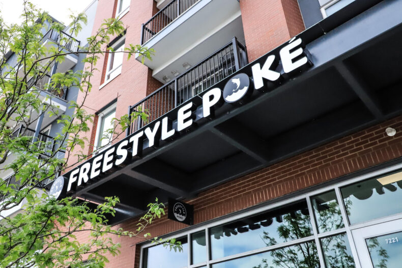 Freestyle Poke has opened a new location in downtown Overland Park at at 7221 W 80th St. The restaurant serves customized and curated poke bowls.