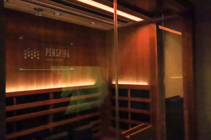 The City Center Perspire franchise is equipped with nine infrared saunas, all of which also offer red-light therapy.