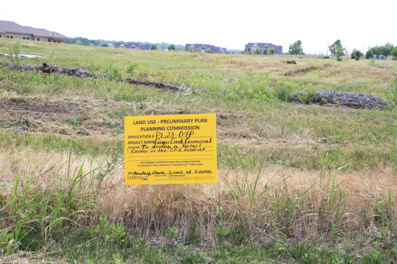 The planned Canyon Creek Commercial project in west Lenexa is expected to be a commercial node in a larger mixed-use area. Previously, the whole area was intended to be commercial but some of it has been reimagined as housing.