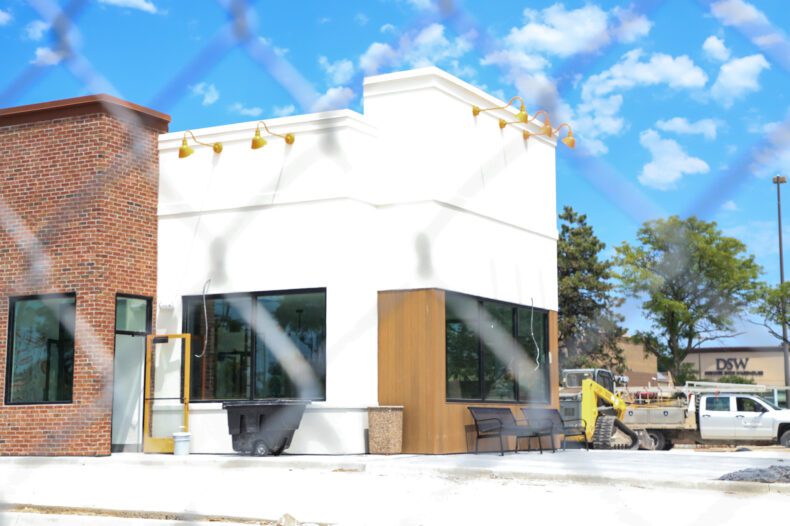 Popeyes is building a new restaurant in Lenexa's Oak Park Commons shopping center near 95th Street and Quivira Road. This location, which is on the site of a former Burger King, is part of a larger KC-area expansion of the popular fast food brand.