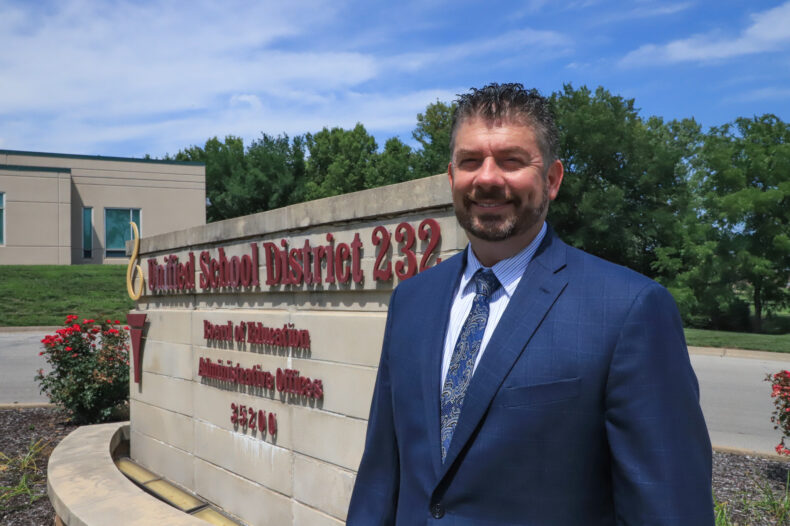 Cory Gibson is USD 232's new superintendent. He comes to the northwest Johnson County district after an 11-year stint as superintendent for the Valley Center school district.