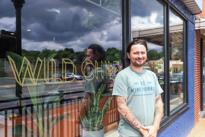 Jay Sanders (above), a familiar face from Drastic Measures next door, is part of the team behind Wild Child in downtown Shawnee. He's joined by Derick and Shelley Shackelford in this endeavor.