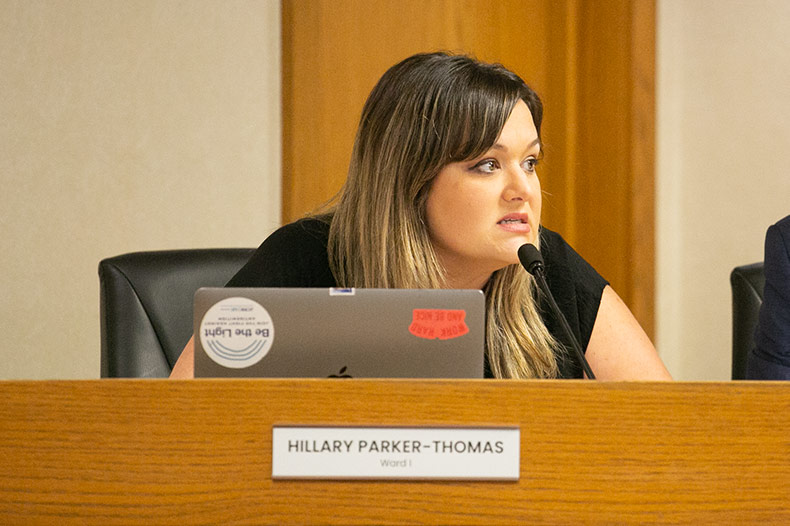 Ward 1 Councilmember Hillary Thomas.