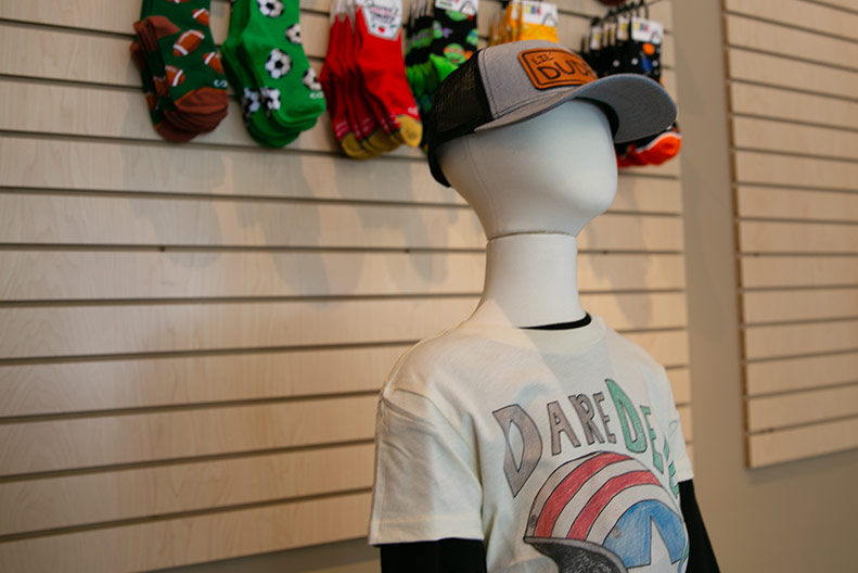 Lil' Dudes Mission will sell boys' clothing, accessories, toys and gifts.