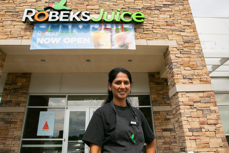Robeks Roeland Park owner Ripu Sidhu.