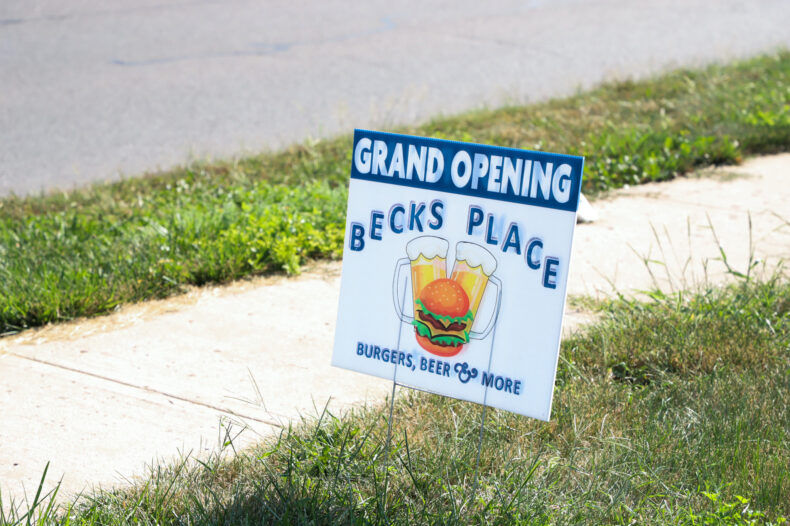 Becks Place is on Santa Fe Drive in Overland Park near England Street. 