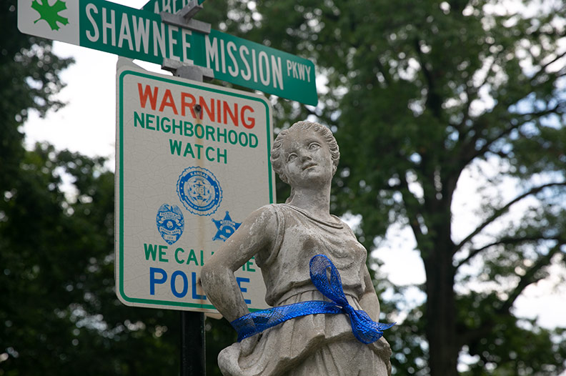 Fairway memorial ribbons