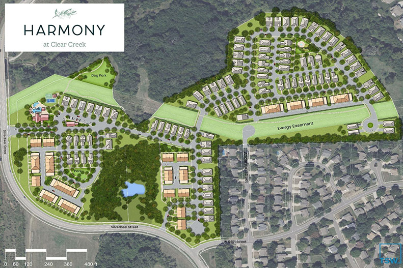 Harmony at Clear Creek map