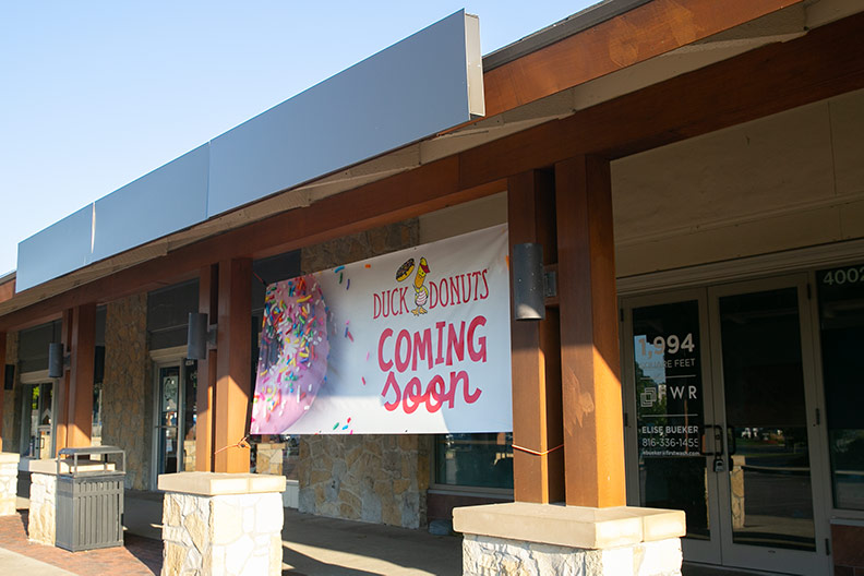 Duck Donuts in the Corinth Square space that formerly housed Great Harvest Bread Co. 