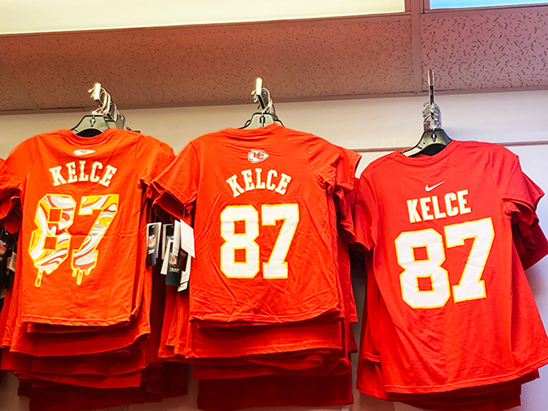 Travis Kelce jerseys