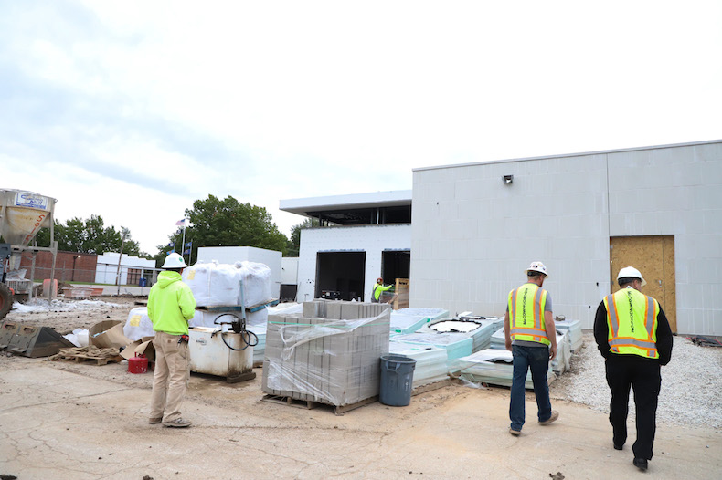 Overland Park is rebuilding its Fire Station #41 near Conser and 75th Street.