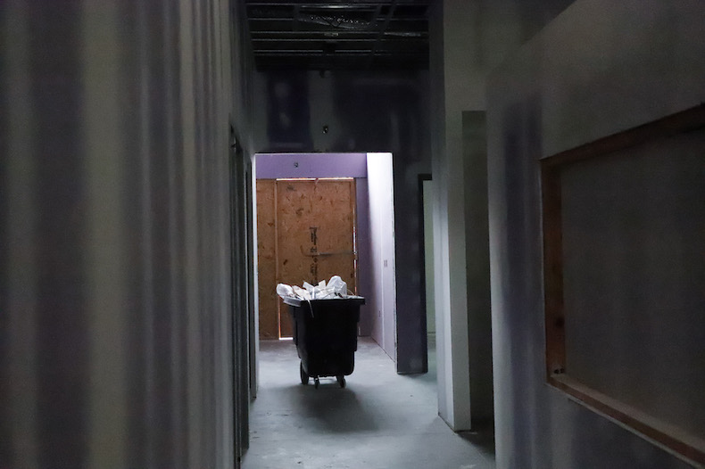 Overland Park works on its reconstruction of Fire Station #41 near Conser and 75th Street.