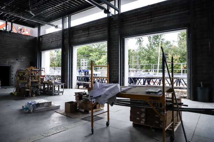 Overland Park's reconstruction on its Firehouse No.41 near Conser and 75th Street.
