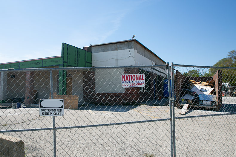 The Big Biscuit in Mission is under construction.