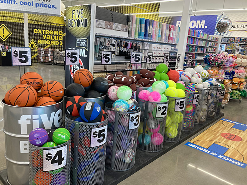 Five Below sports