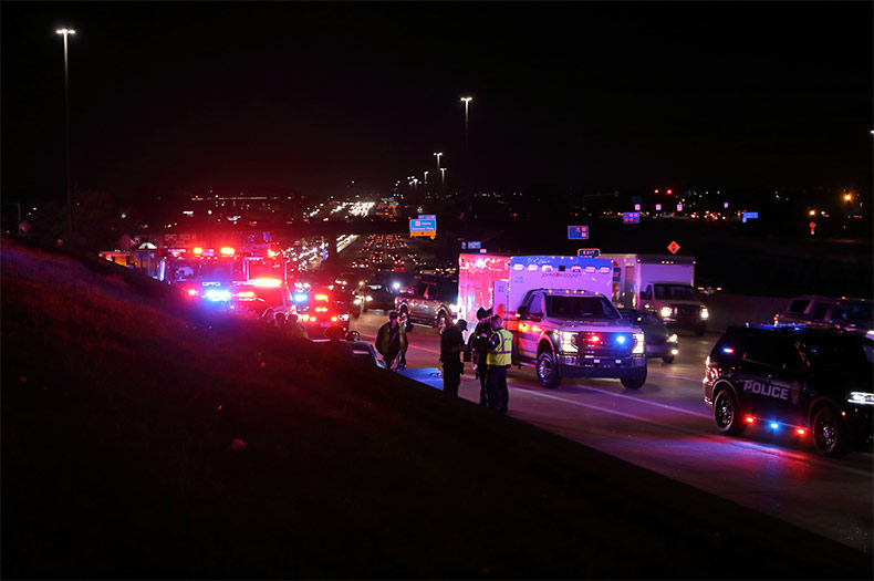 Lenexa woman killed, vehicle flees scene after I-35 crash