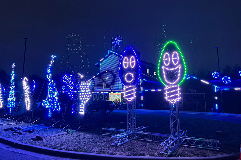 Holiday Lights at Farmstead Lane