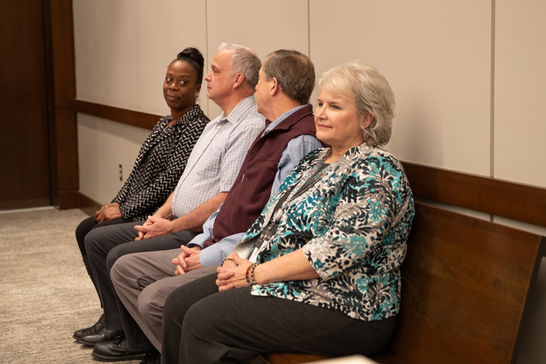 Mediators went through court proceedings at the Johnson County Courthouse on Friday, Jan. 12.