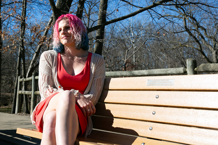 Hazel Krebs, above, wrote a memoir about her self-discovery journey.