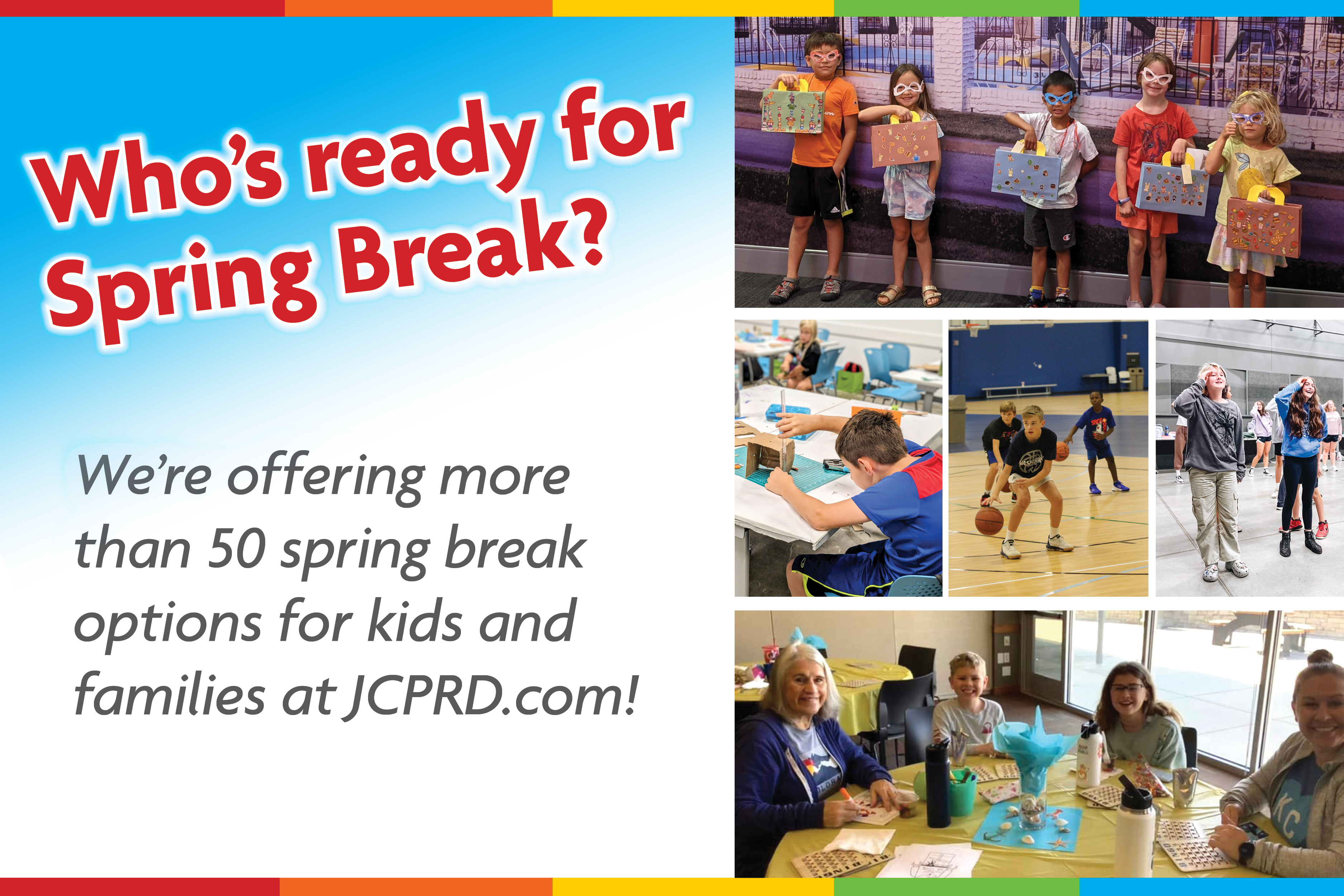 Inside JCPRD: More than 50 spring break options for kids, families