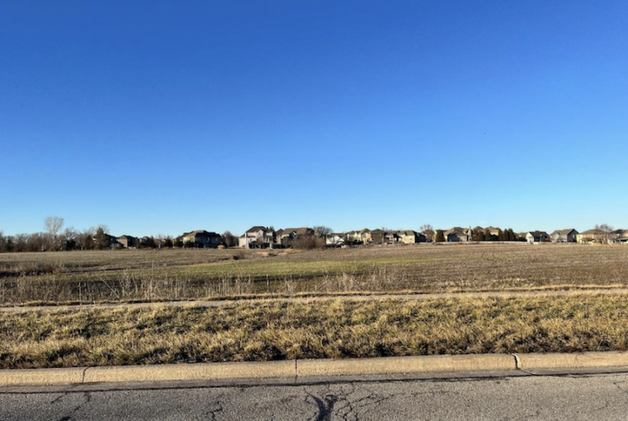 A new neighborhood is proposed for undeveloped farmland in southern Olathe's Coffee Creek area near 167th Street and Ridgeview Road.
