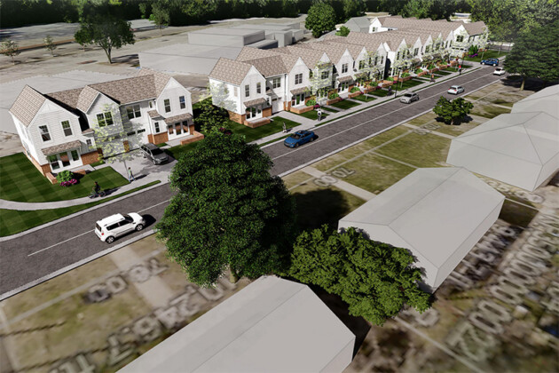 Mission Vale townhome project in Mission is under construction