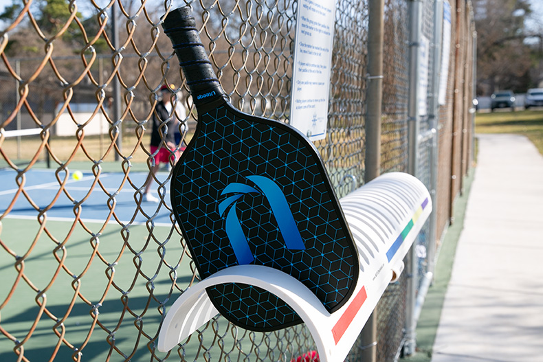 Prairie Village pickleball nets to come down.