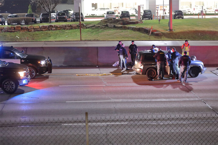 Lenexa Police use Grappler to stop fleeing vehicle on I-35