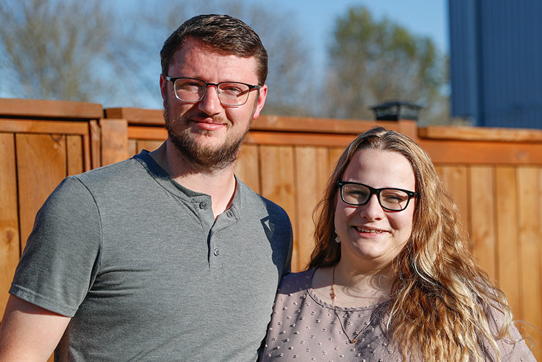 Jake (left) and Natalie Svilarich