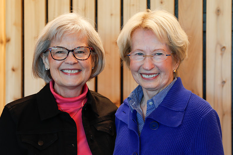 Patty McMahon (left) and Mary Euston