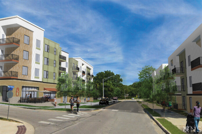 Mission Milhaus apartments rendering